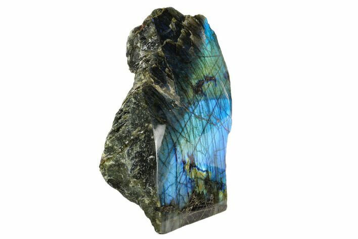 Tall, Polished Labradorite ( lbs) - Madagascar #123071